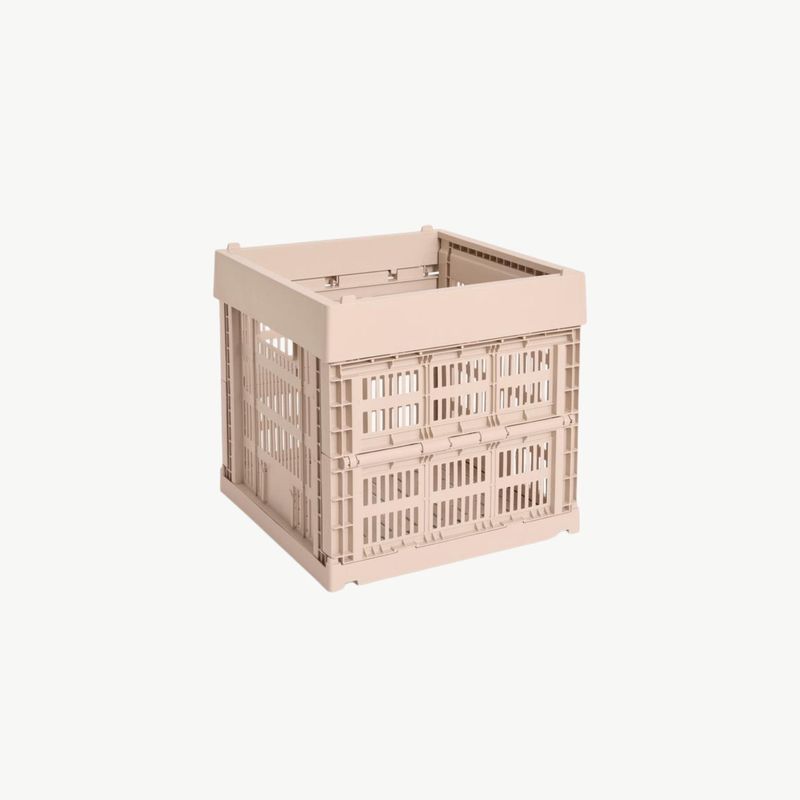 HAY Colour Crate Cube opbergkrat medium powder