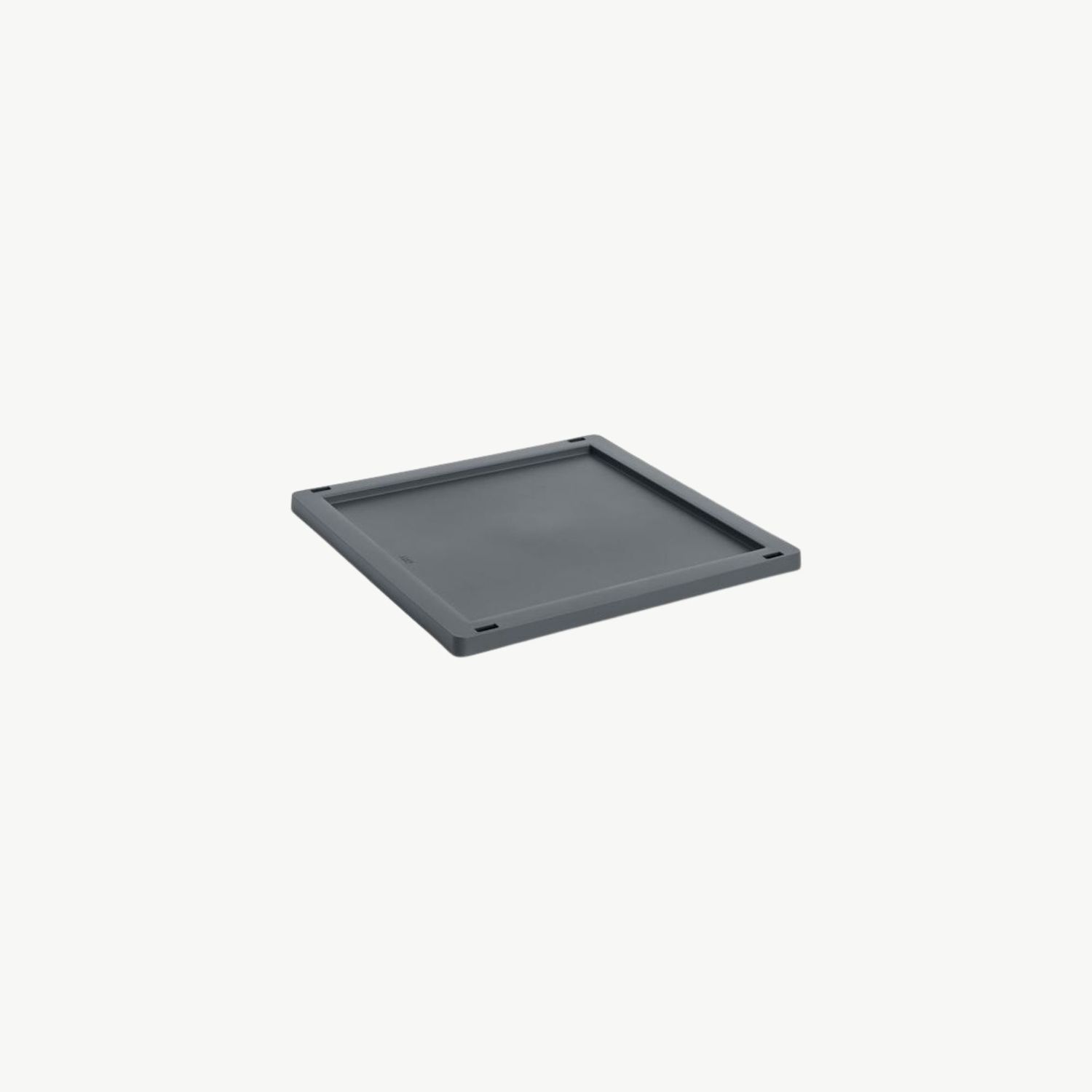 HAY Colour Crate Square / Cube Medium deksel charcoal