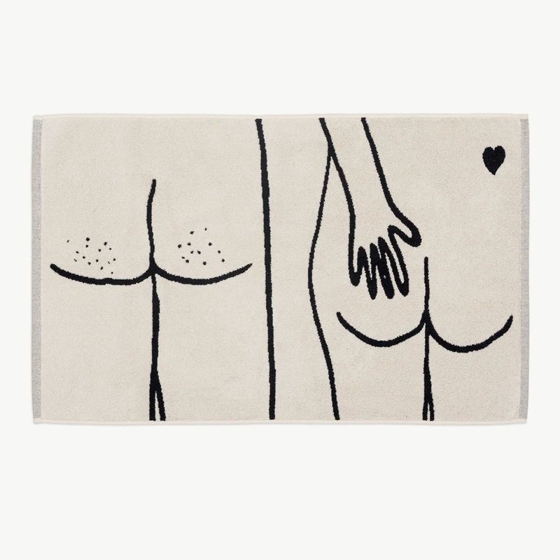 HELEN B Naked Couple Back badmat