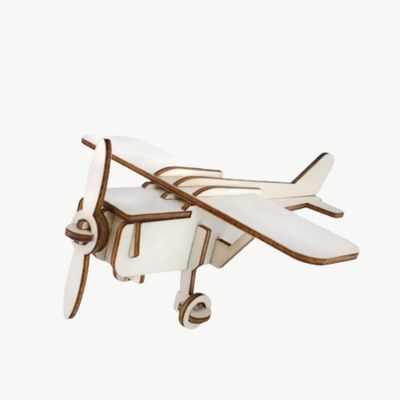 KITCREATIVES bouwpakket Vliegtuig