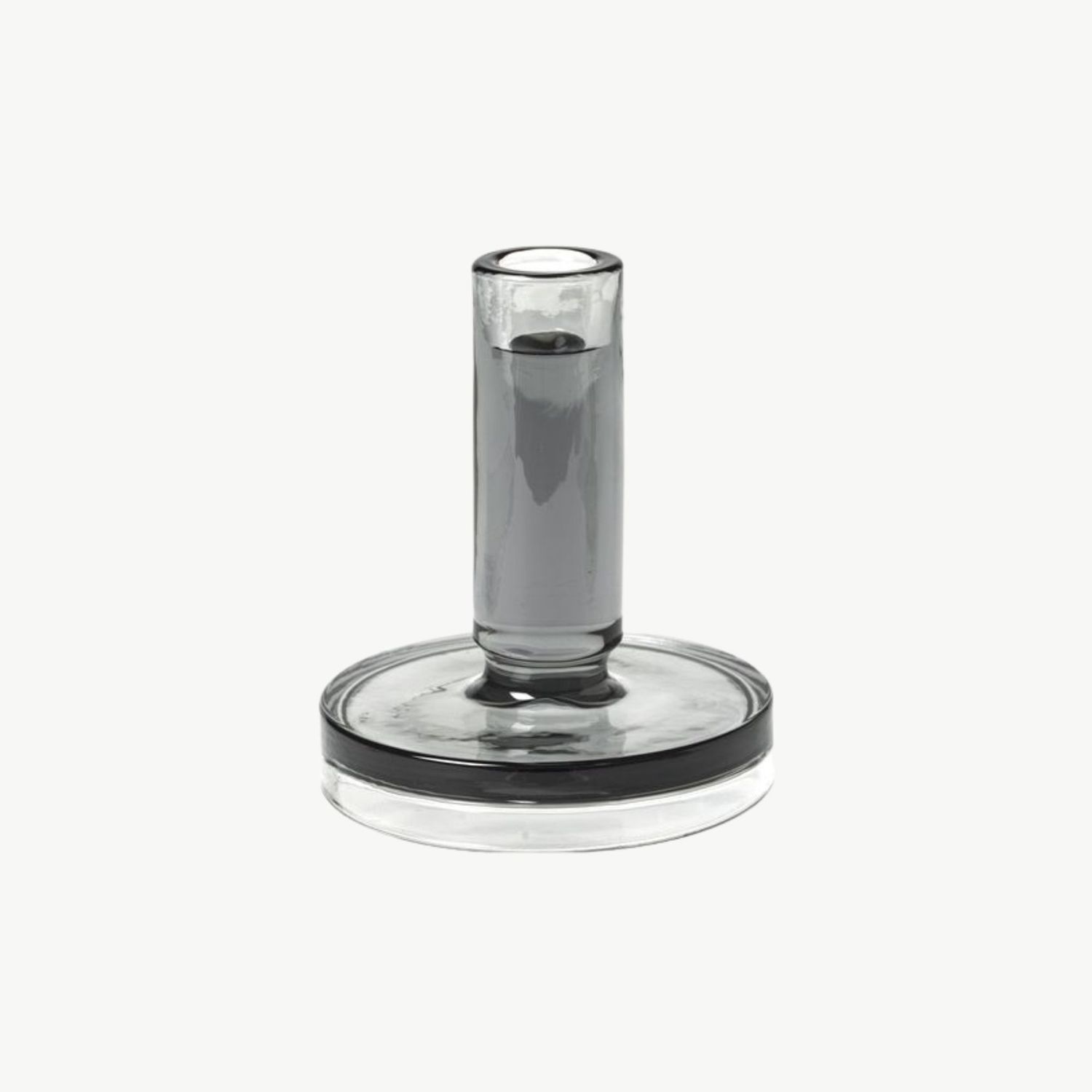 BROSTE CPH Petra kandelaar L smoked pearl