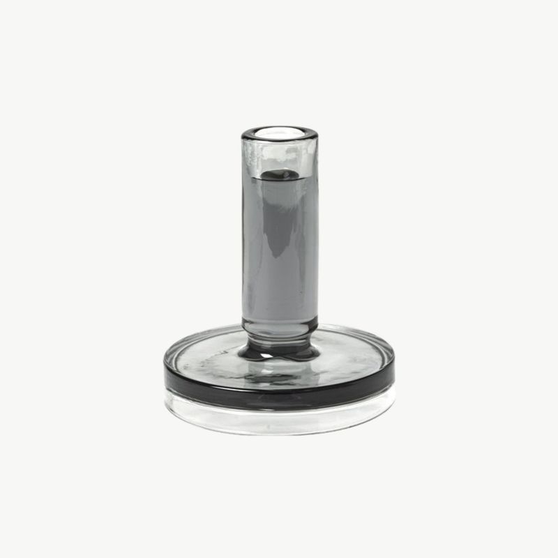 BROSTE CPH Petra kandelaar L smoked pearl