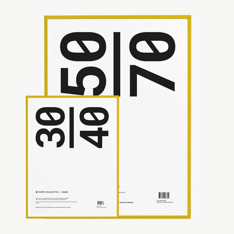 PAPER COLLECTIVE fotolijst geel