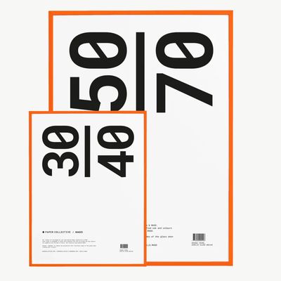 PAPER COLLECTIVE fotolijst oranje