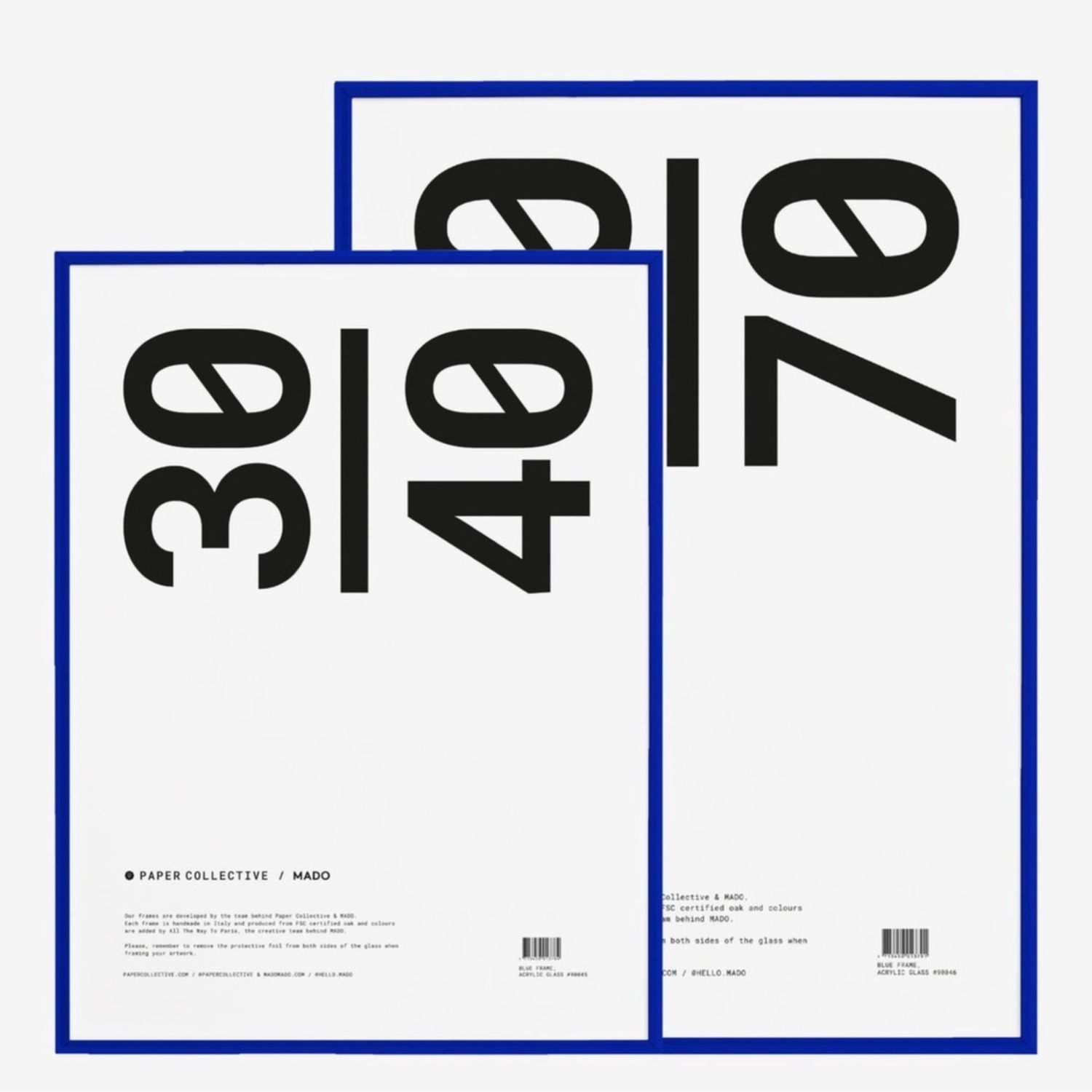 PAPER COLLECTIVE fotolijst Blauw