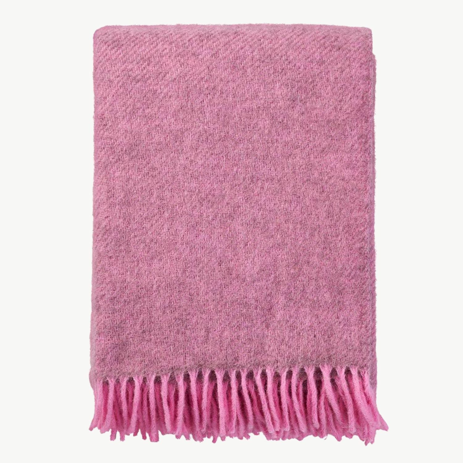 KLIPPAN Gotland plaid pink