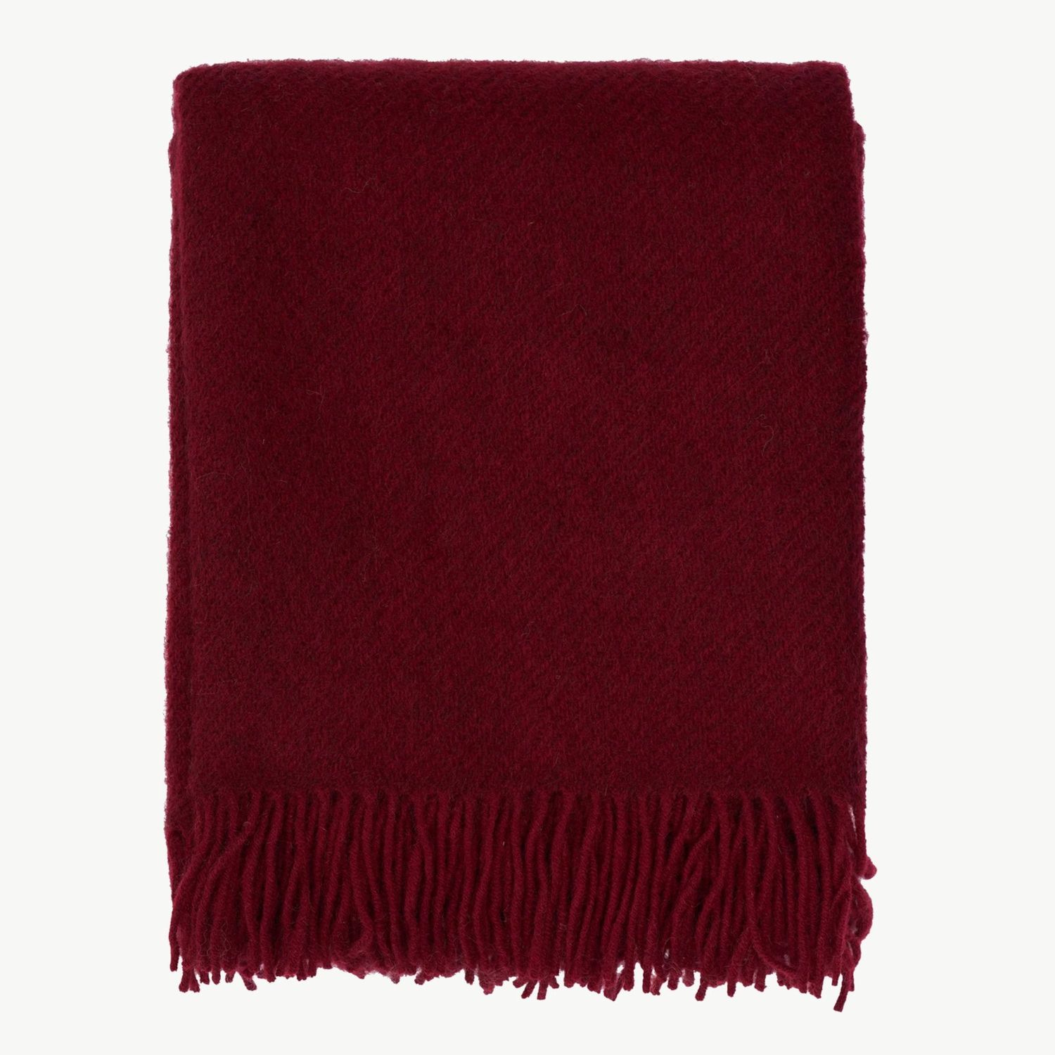 KLIPPAN plaid Gotland burgundy