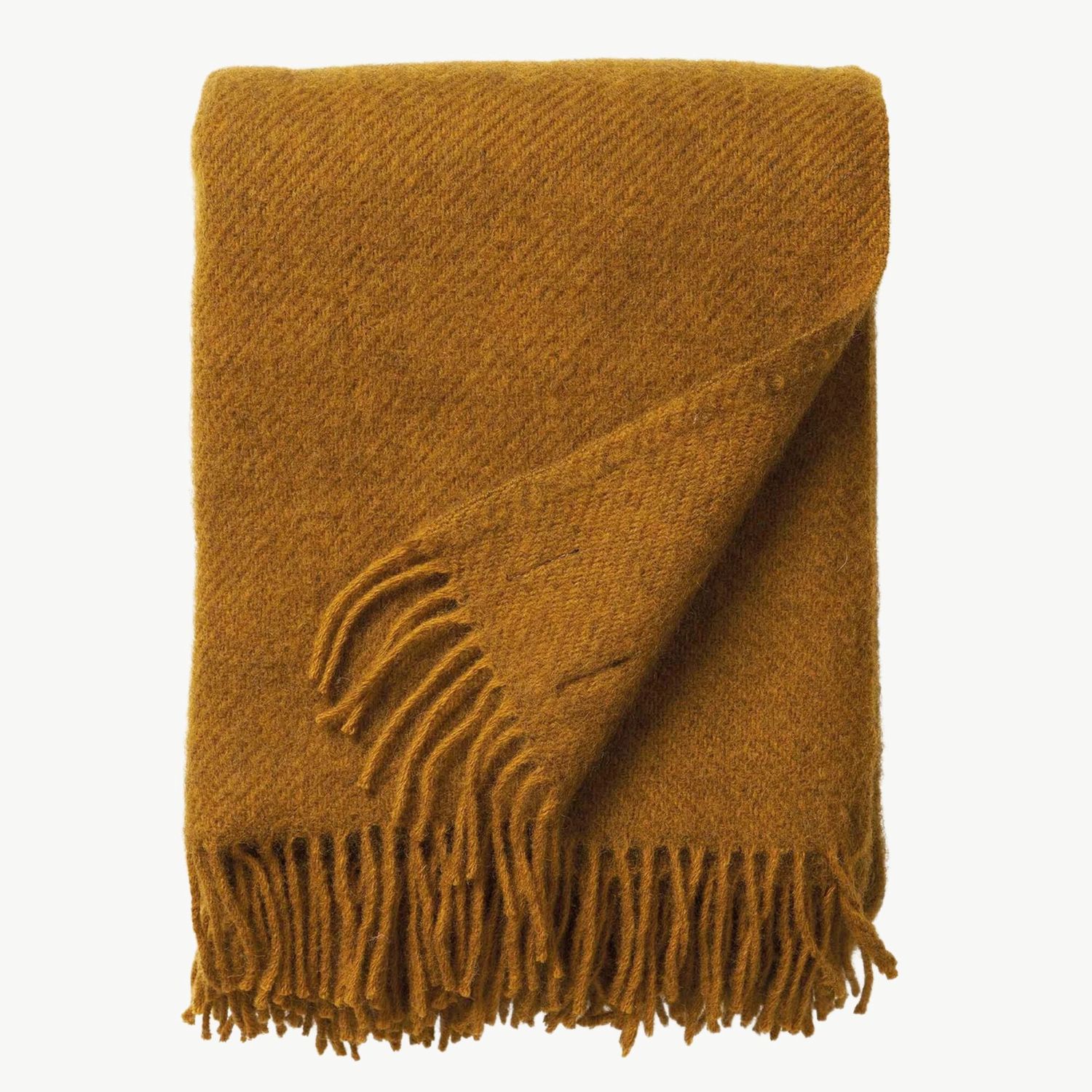 KLIPPAN plaid Gotland caramel