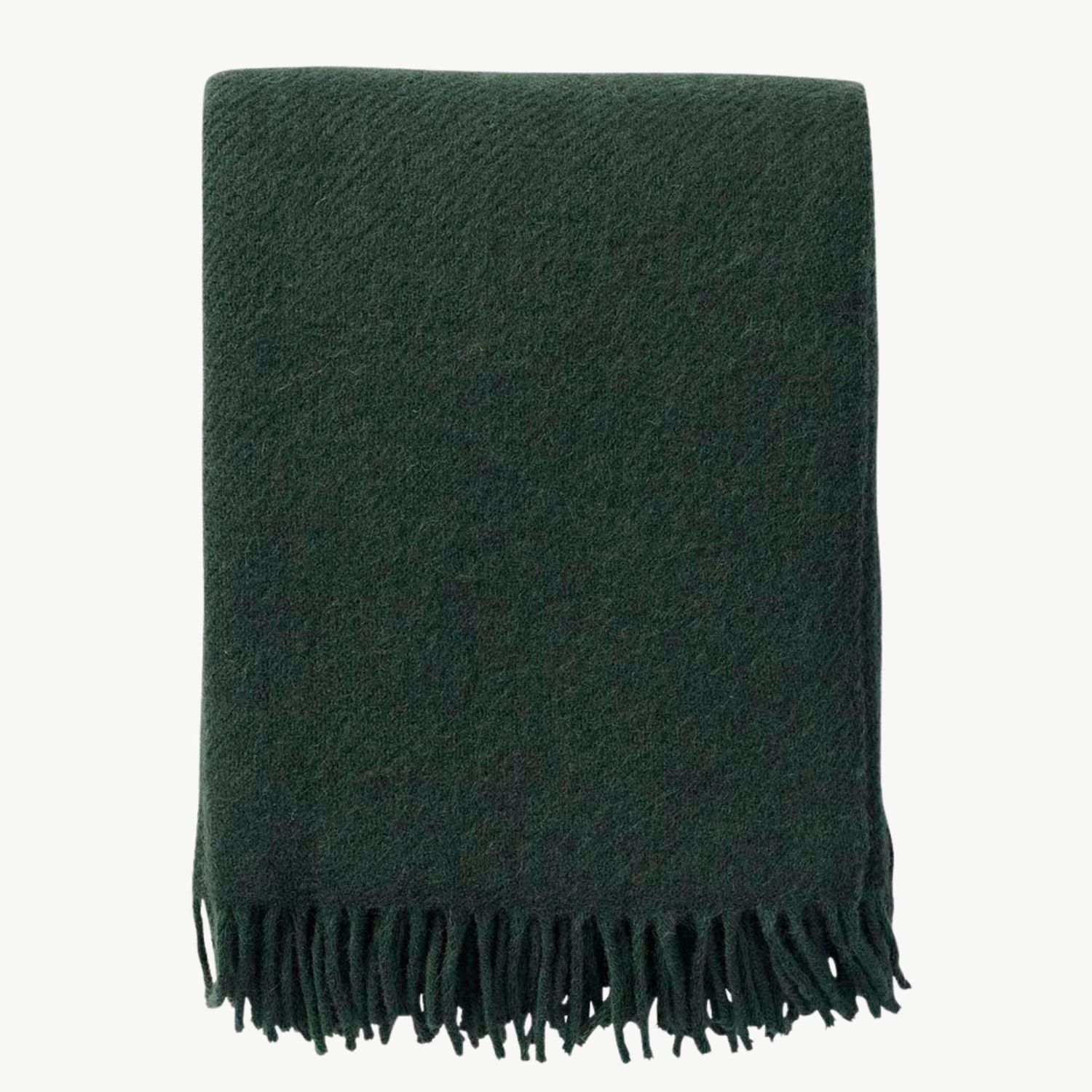 KLIPPAN plaid Gotland bottle green