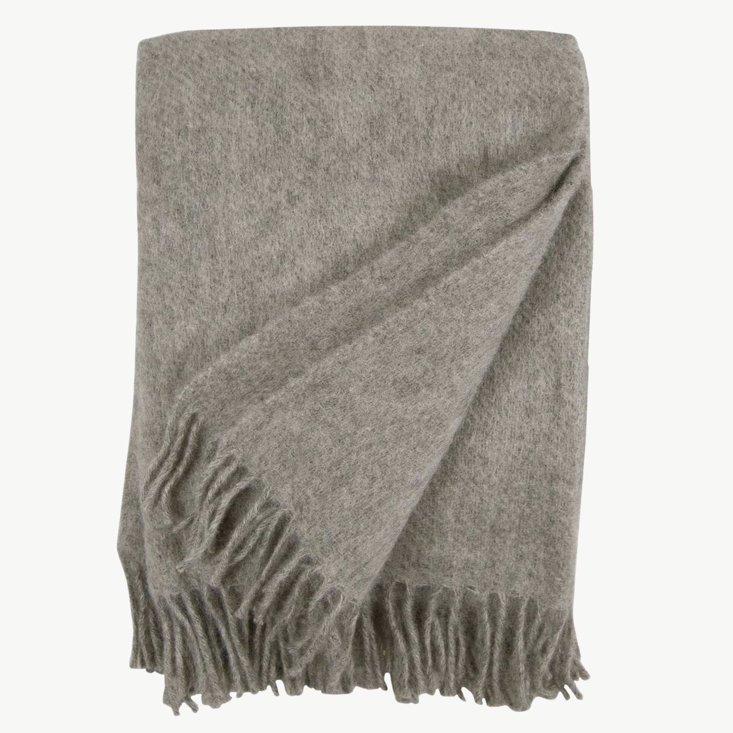 KLIPPAN plaid Gotland natural grey