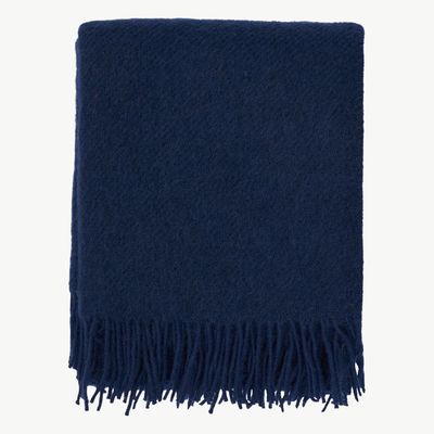 KLIPPAN plaid Gotland navy