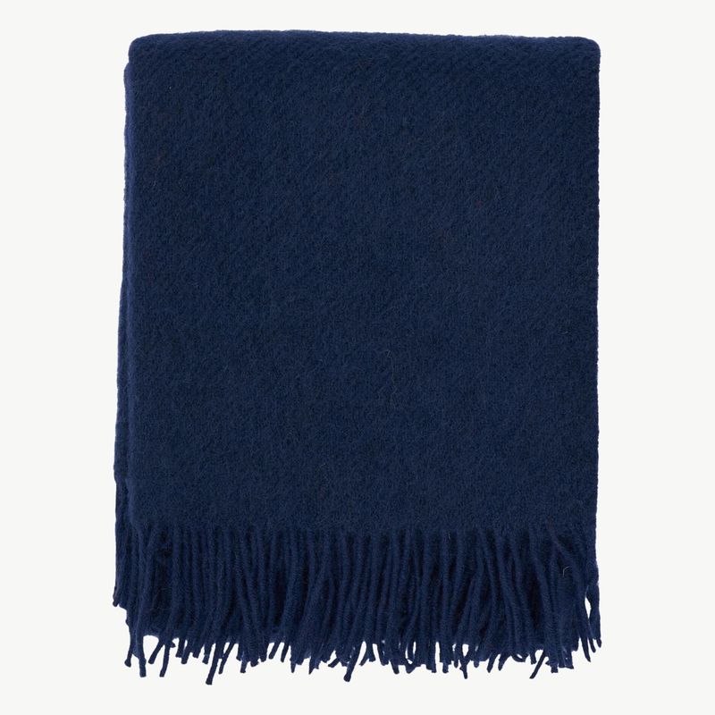 KLIPPAN plaid Gotland navy