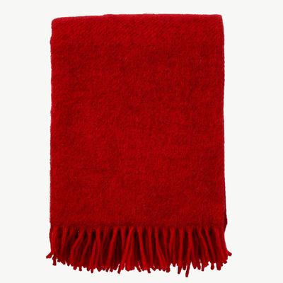 KLIPPAN plaid Gotland red