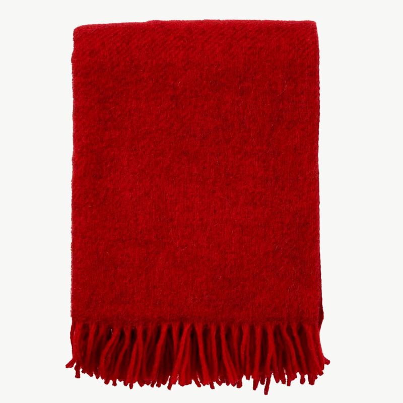 KLIPPAN plaid Gotland red