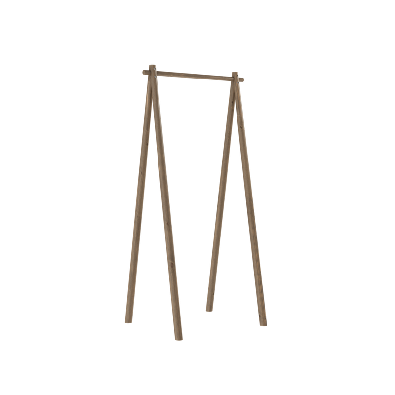 KARUP DESIGN Kledingrek HONGI 75 bruin gelakt