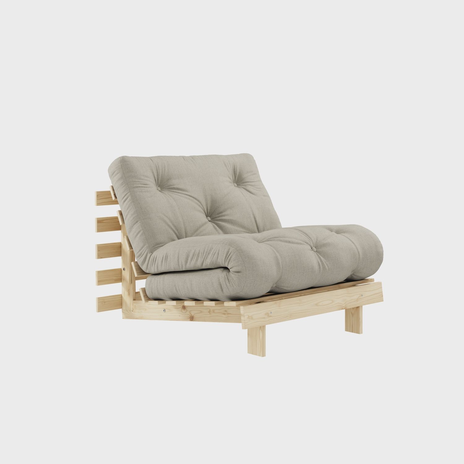 KARUP DESIGN Roots Slaapbank 90 naturel, Kleur: 914 Linen