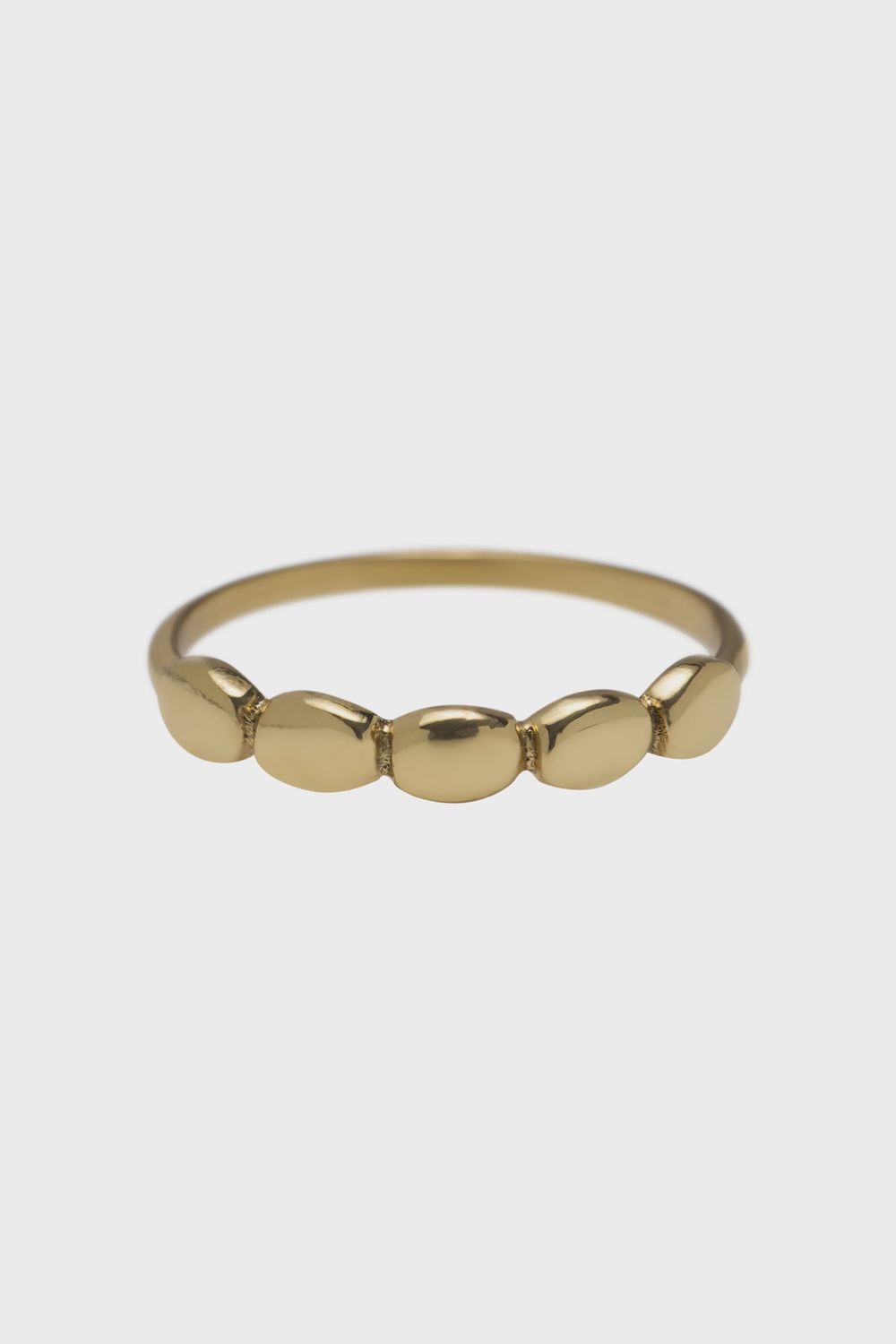 XZOTA Tiny Rounds ring brass, Maat: 50