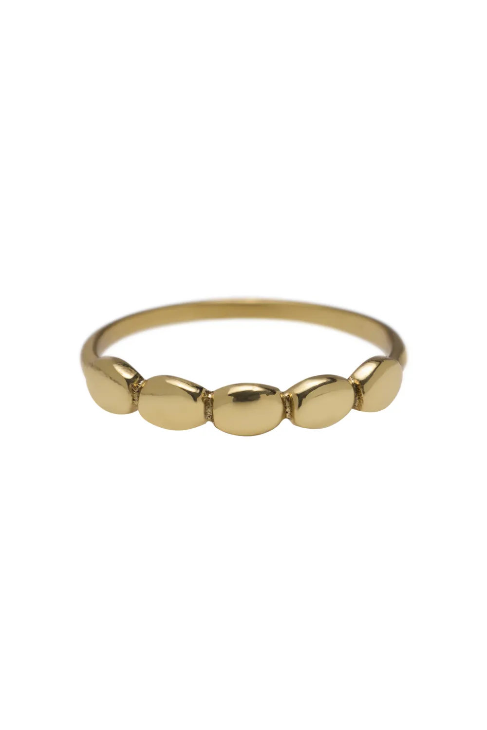 XZOTA Tiny Rounds ring brass, Maat: 50
