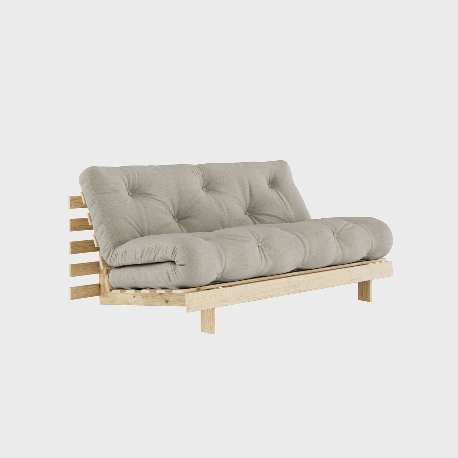 KARUP DESIGN Roots Slaapbank 160 naturel, Kleur: 914 Linen