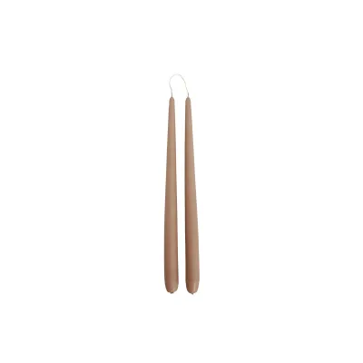 OYOY Kaarsen Fukai Medium 2-pack Latte OYOY Kaarsen Fukai Medium 2-pack Latte