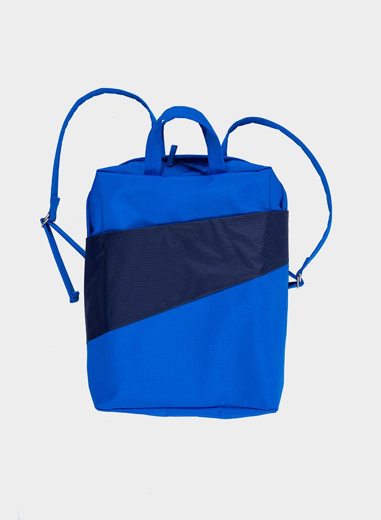 SUSAN BIJL The New Backpack Blue &amp; Navy