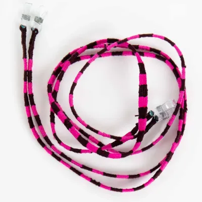 A WORLD OF CRAFT Eye brillenkoord roze-bruin