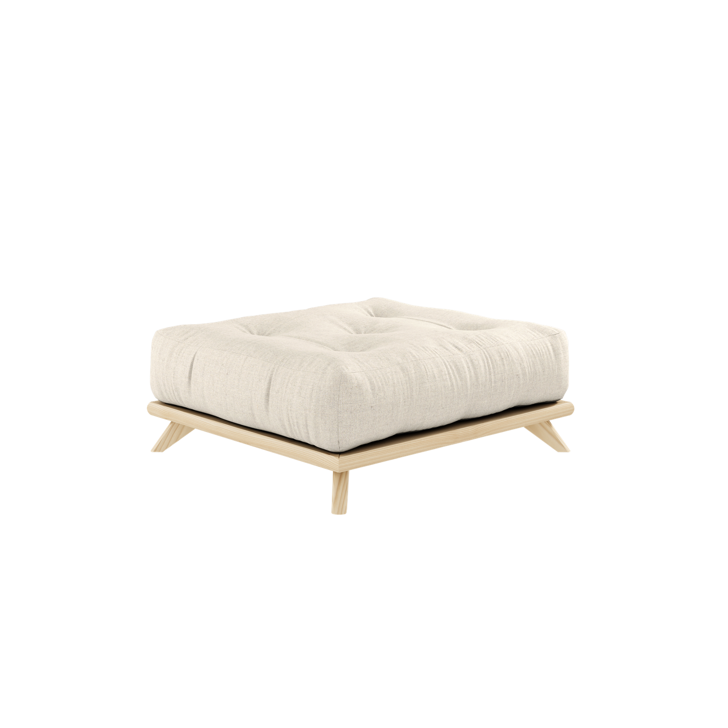 KARUP DESIGN Senza Hocker blank gelakt, Kleur: 914 Linen