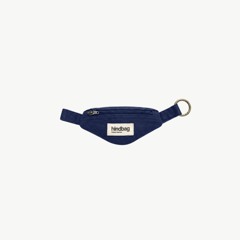 HINDBAG Come sleutelhanger marine blauw