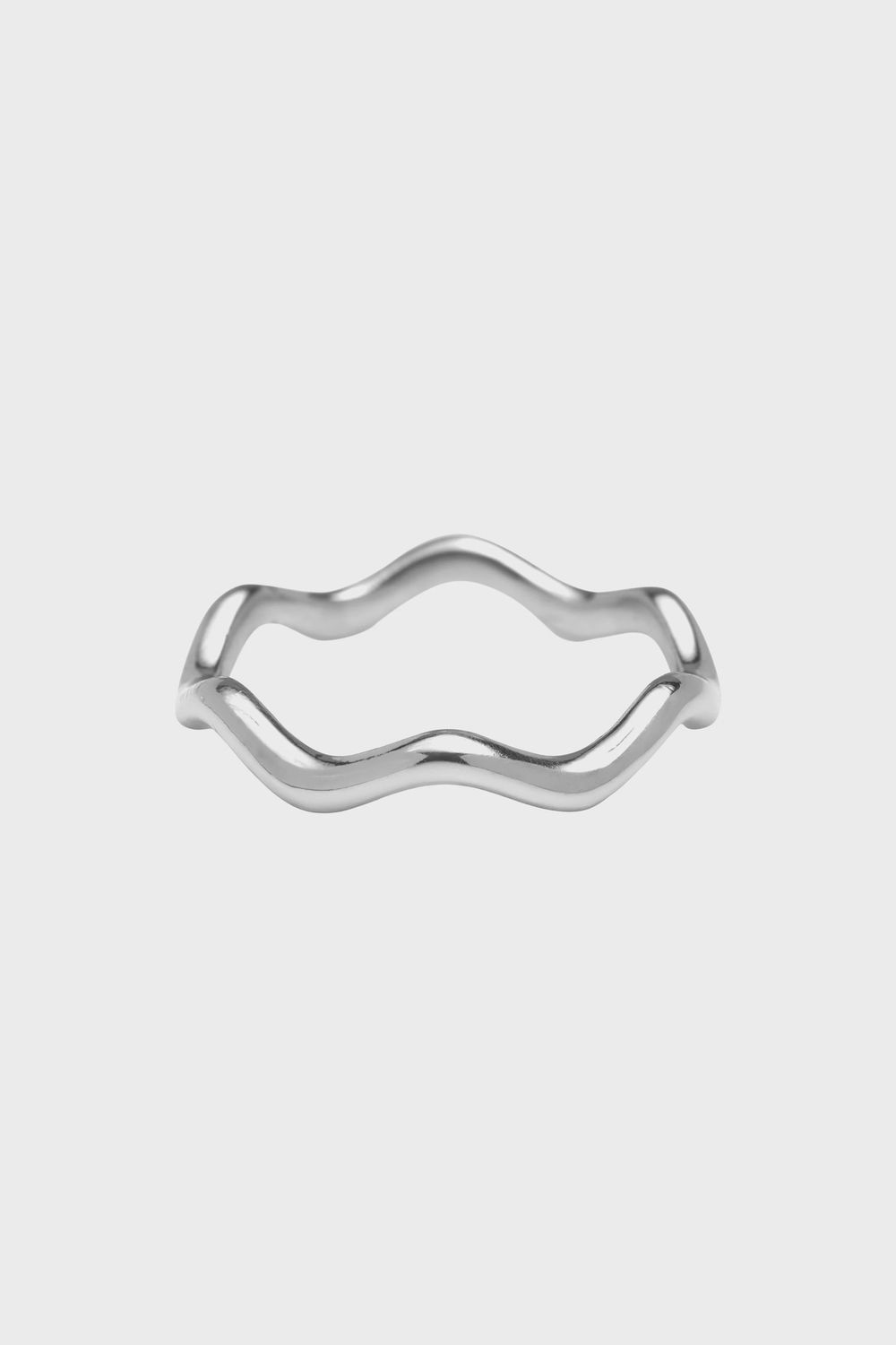 XZOTA Zig Zag ring zilver, Maat: 50