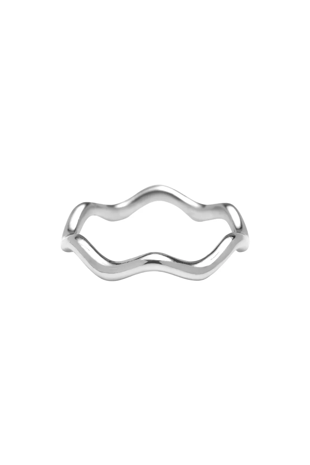 XZOTA Zig Zag ring zilver, Maat: 50