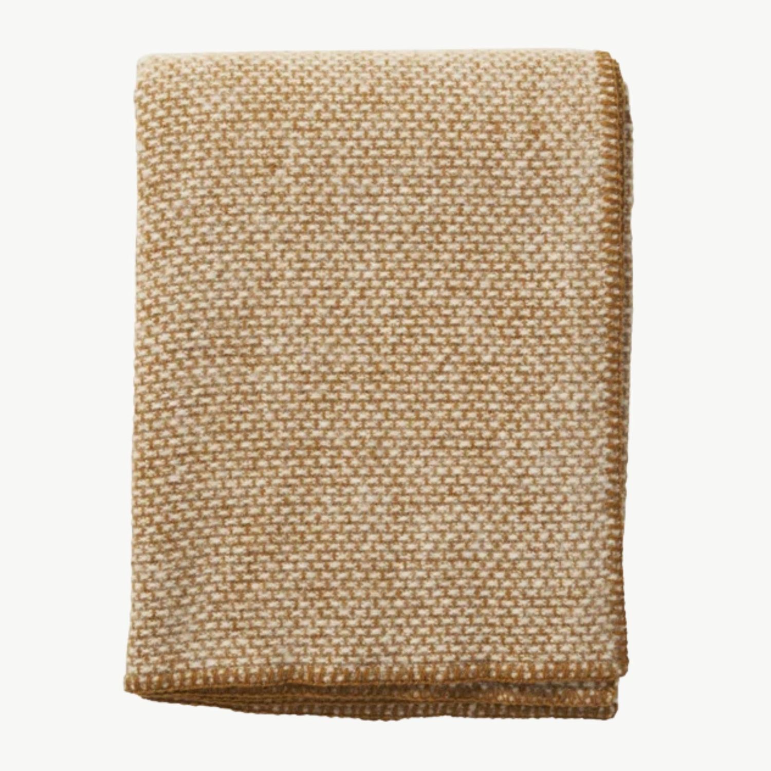 KLIPPAN plaid Domino caramel