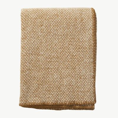 KLIPPAN plaid Domino caramel