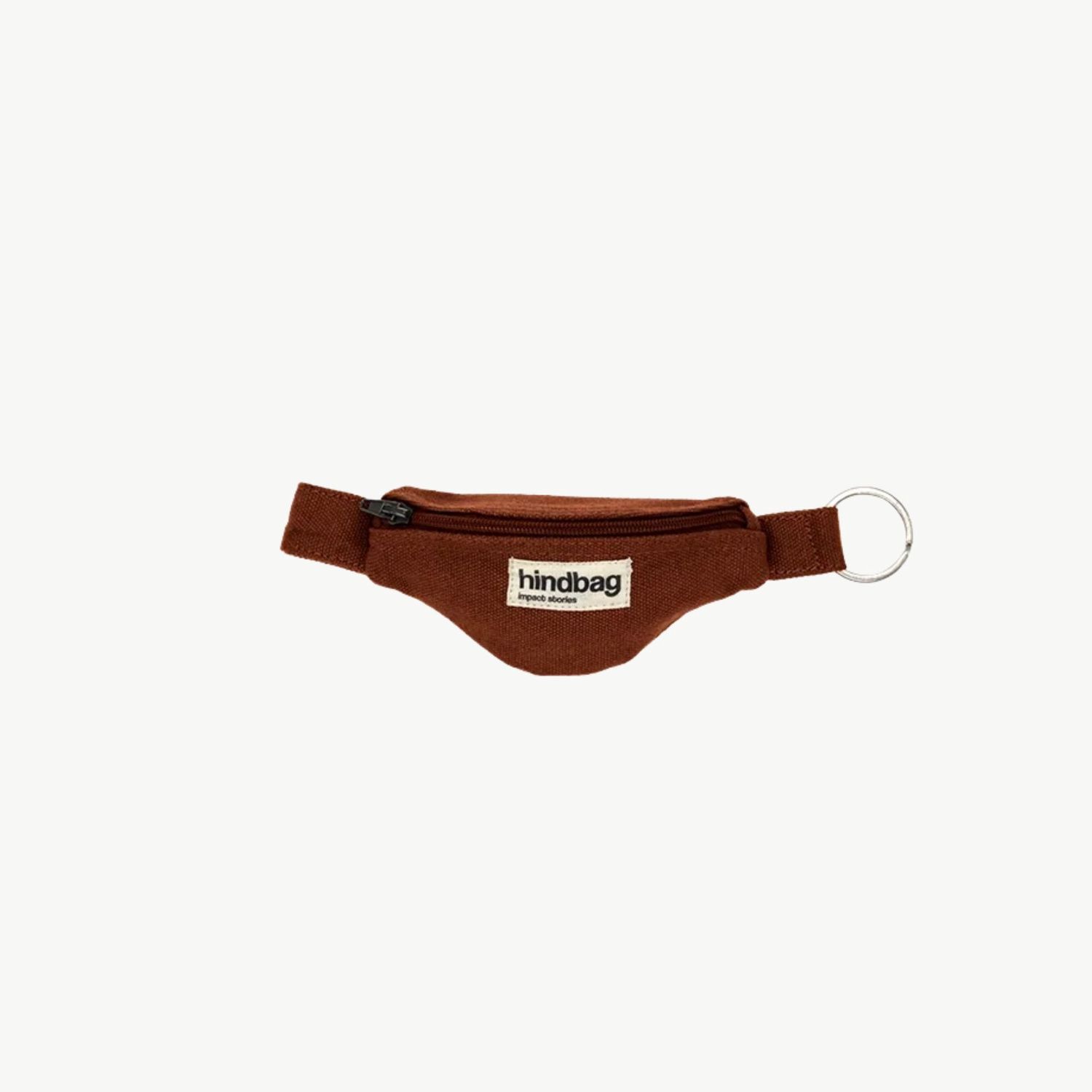 HINDBAG Côme sleutelhanger chocoladebruin