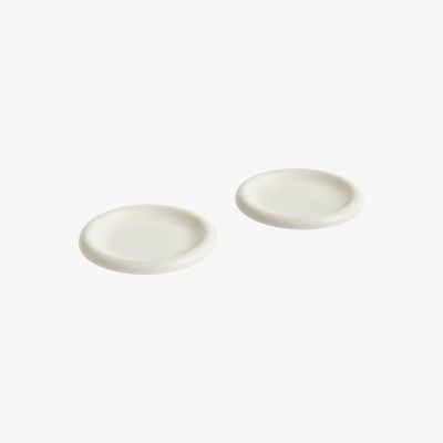 HAY Barro Bord set van 2 ø18cm Off White