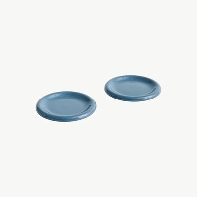 HAY Barro Bord set van 2 ø18cm Dark Blue