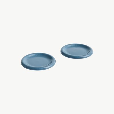 HAY Barro Bord set van 2 ø18cm Dark Blue