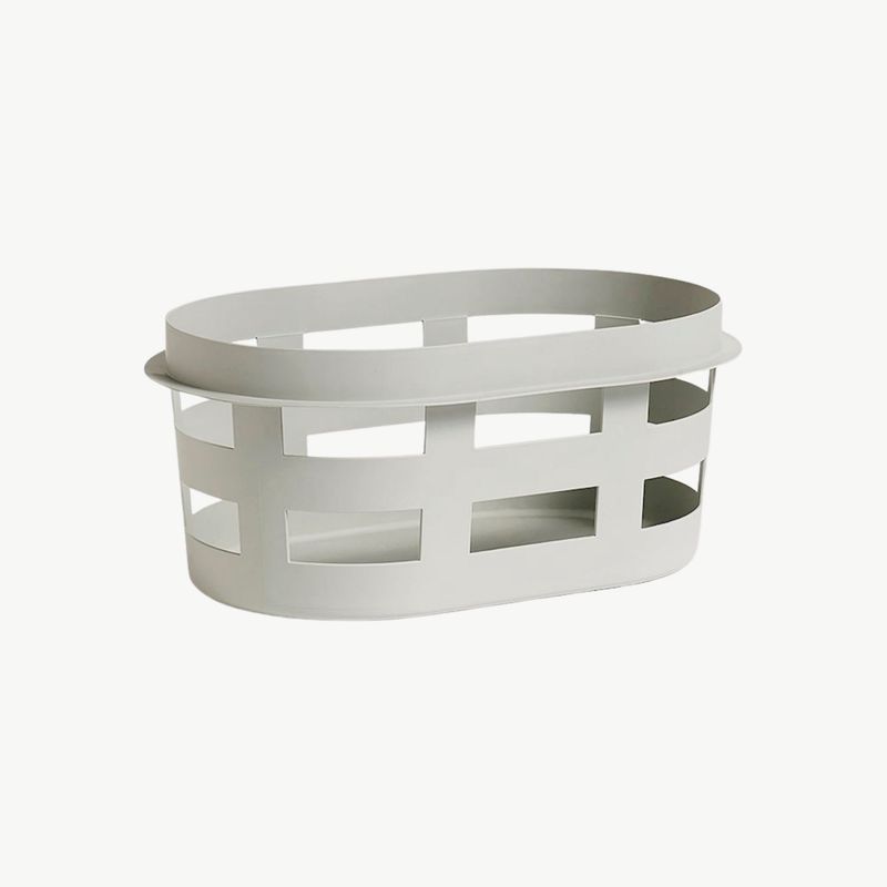 HAY Basket wasmand Light Grey small