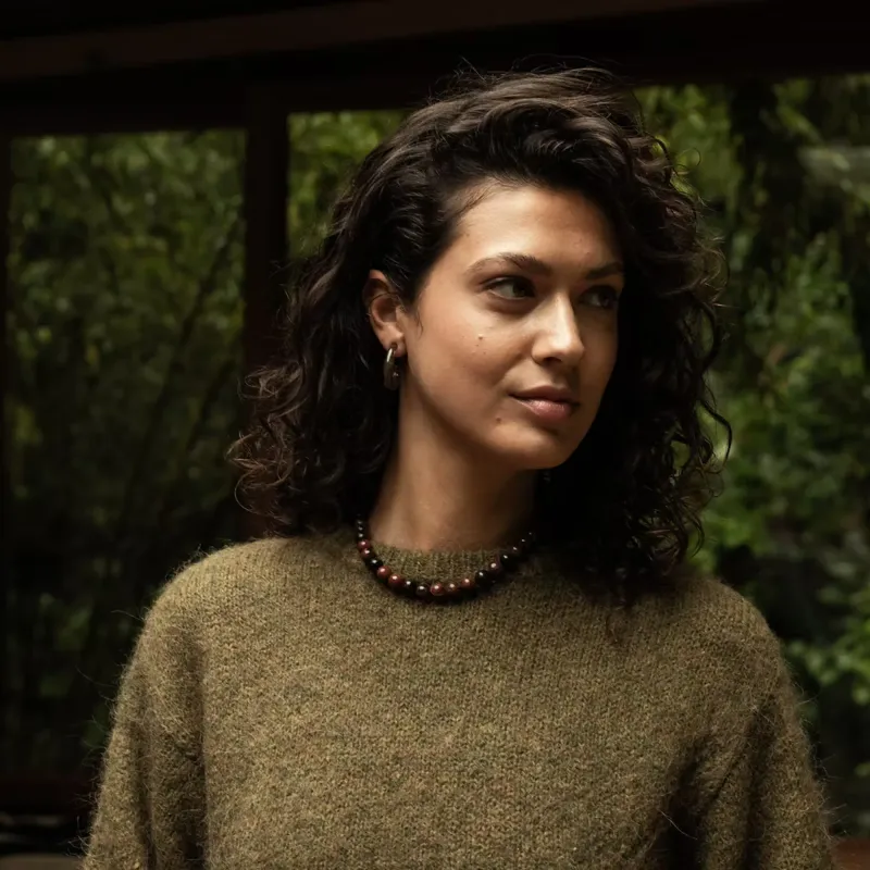 MONK &amp; ANNA Ketting Dark Wood