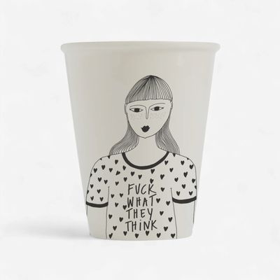 HELEN B beker F*ck What They Think 220ml
