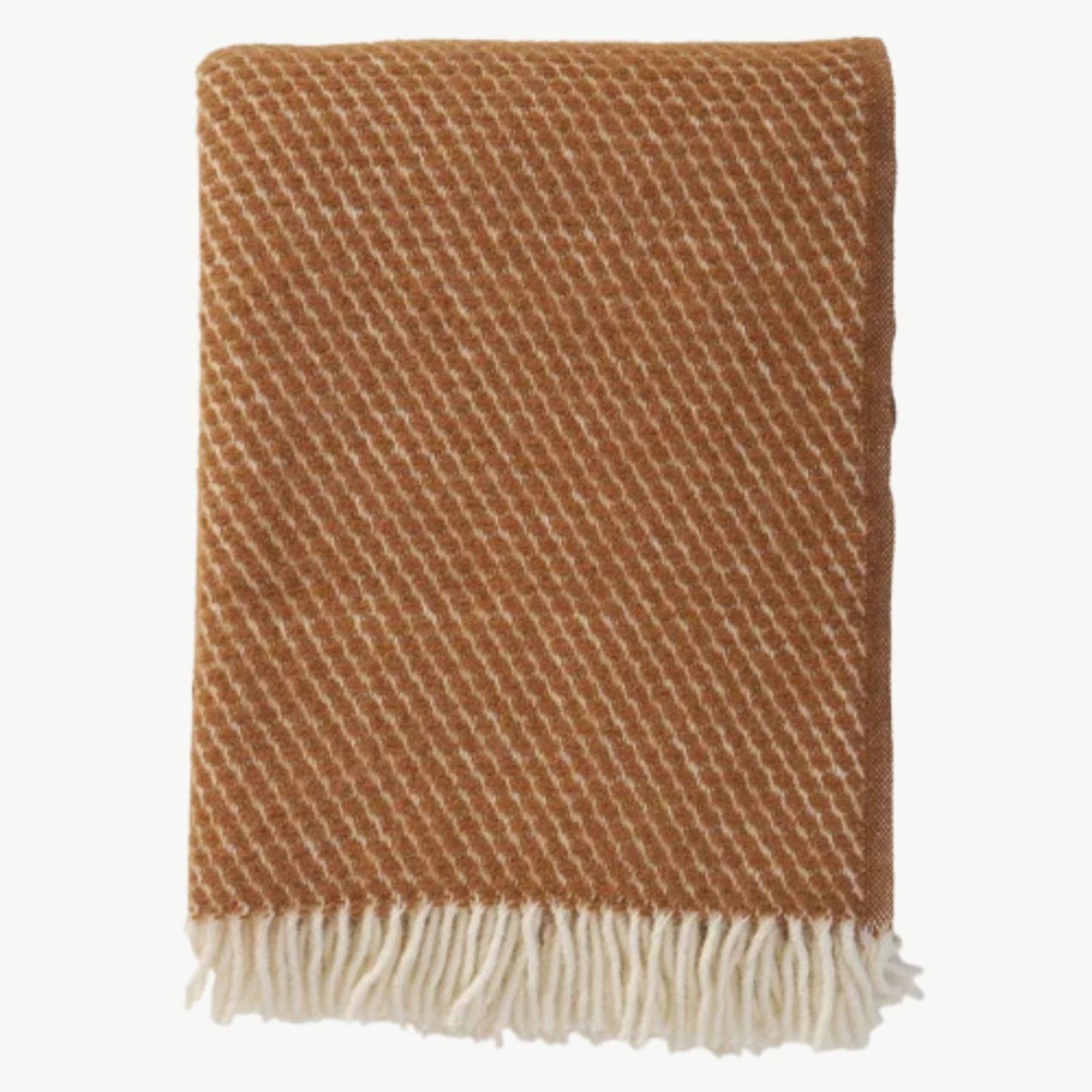 KLIPPAN Velvet plaid mocha mousse