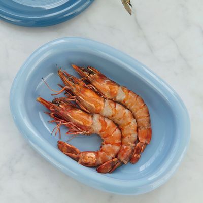 HAY Barro Oval Dish small light blue