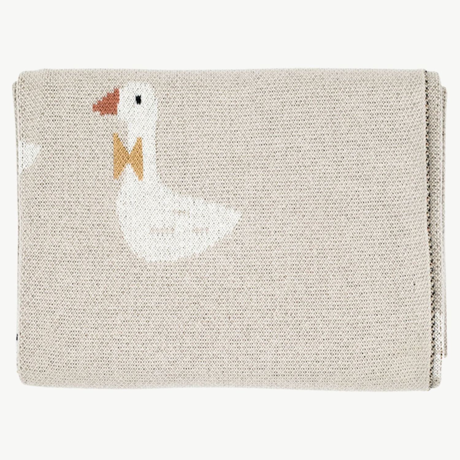 LITTLE OTJA deken Gans beige 80x100cm
