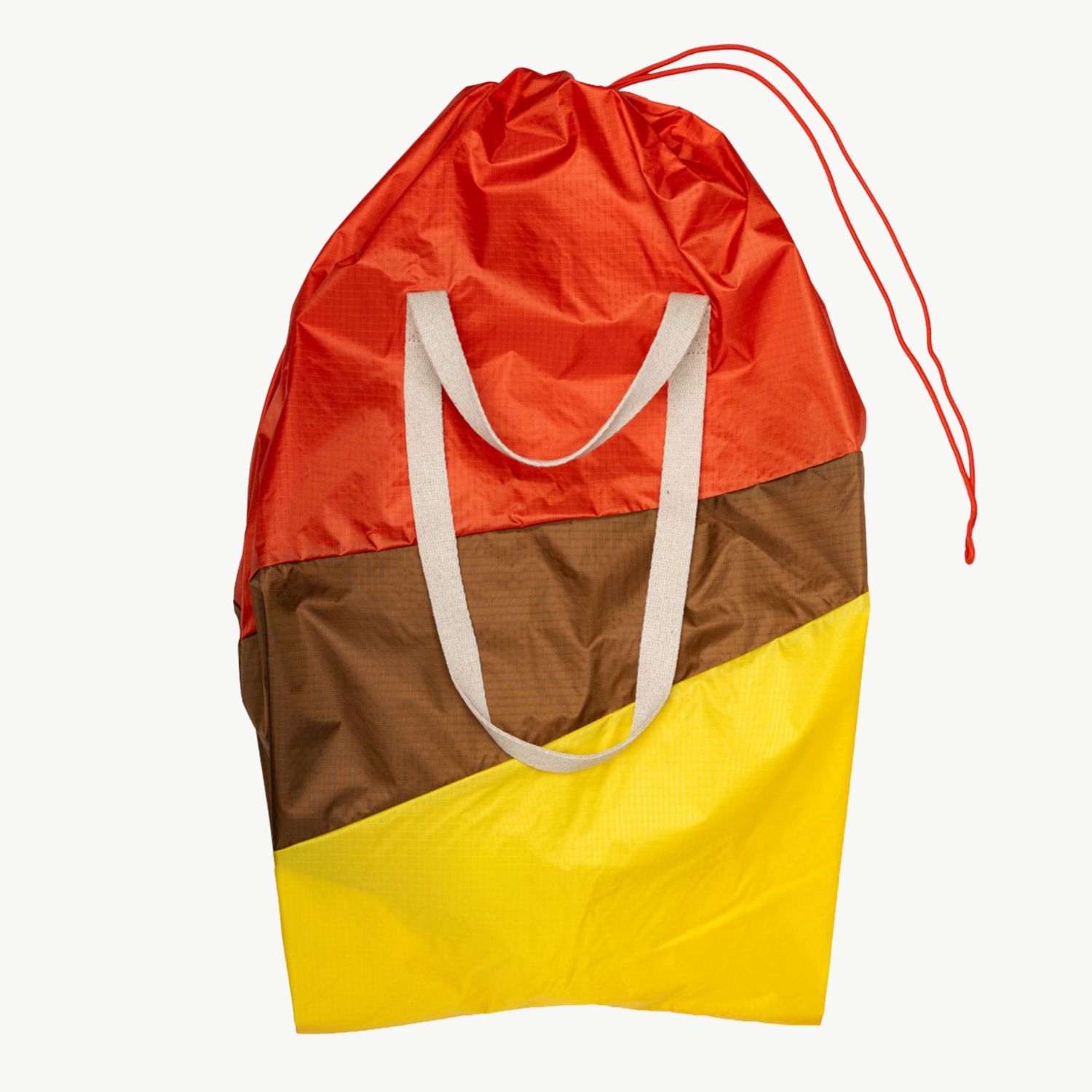 SUSAN BIJL Trash Bag Anni &amp; Hazel &amp; TV Yellow large