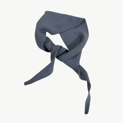 BYBJOR Mini Scarf Wool dusty blue