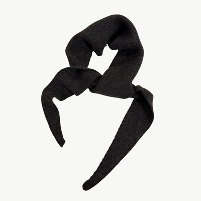 BYBJOR Mini Scarf Wool dark grey