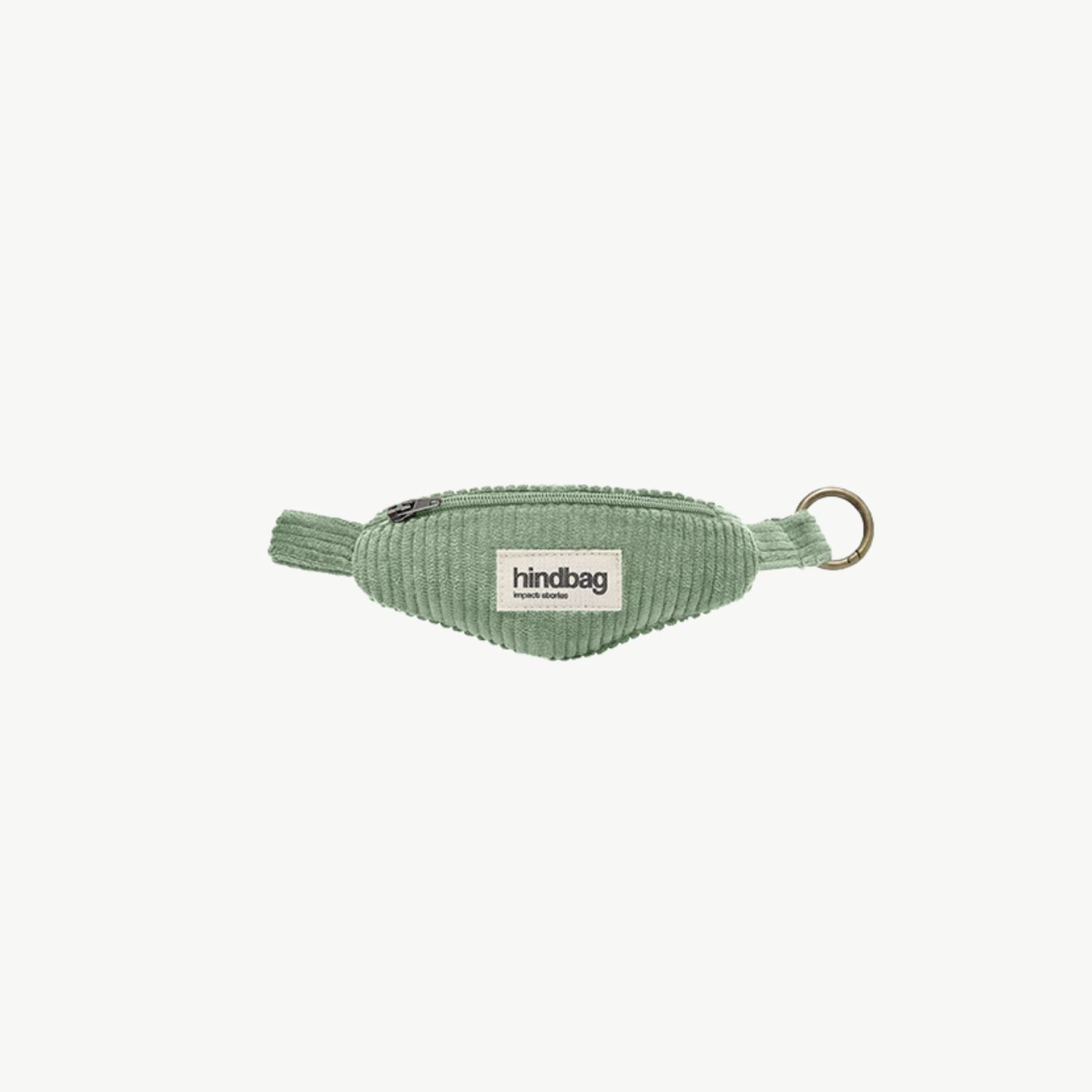 HINDBAG Côme sleutelhanger corduroy mint groen
