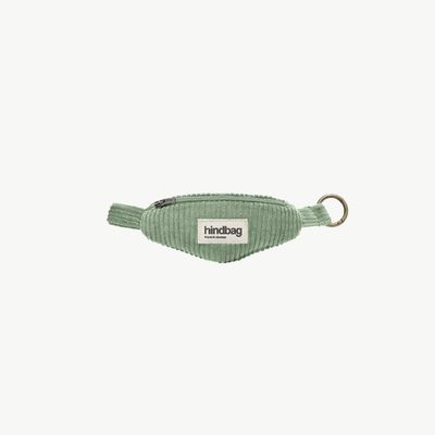 HINDBAG Côme sleutelhanger corduroy mint groen