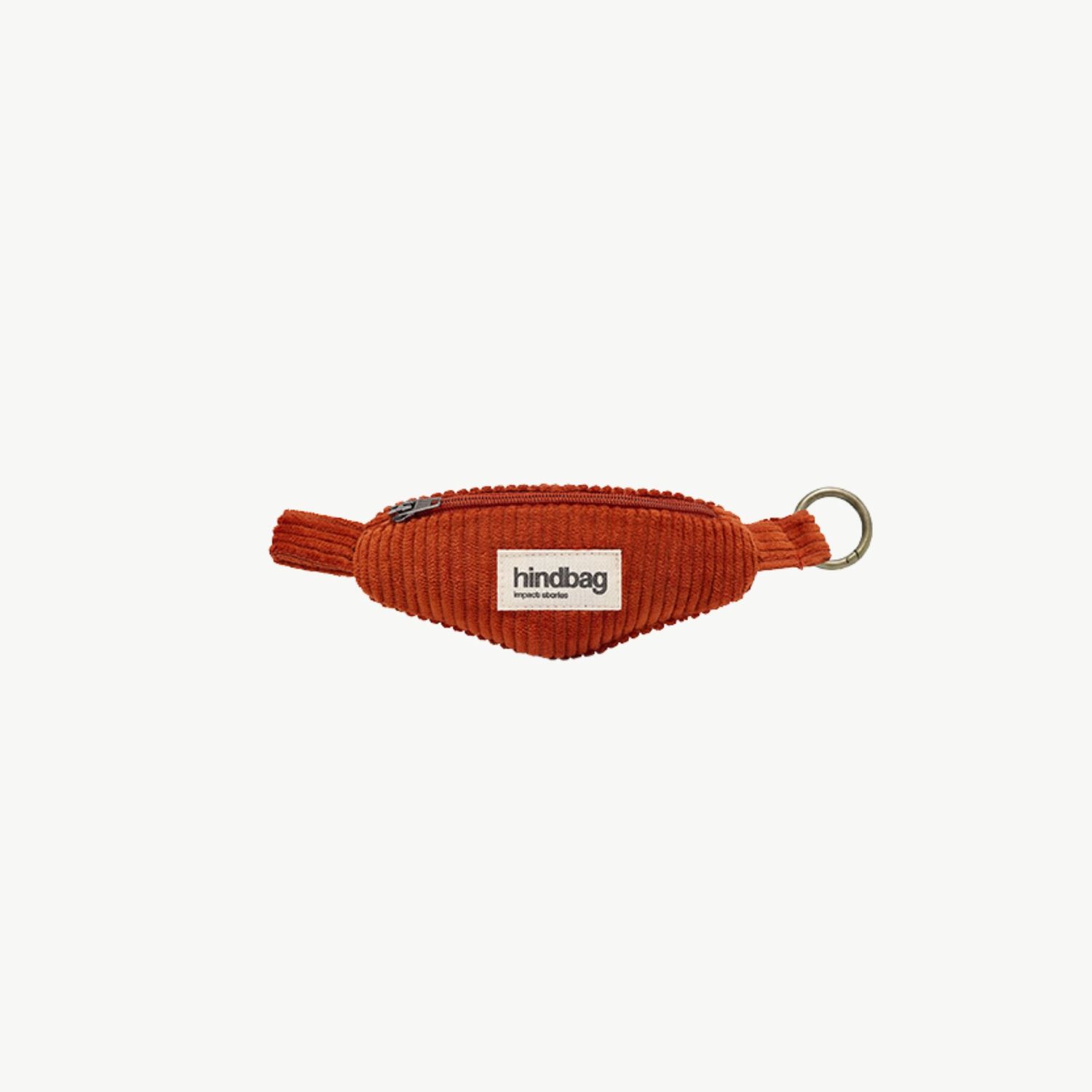 HINDBAG Côme sleutelhanger corduroy rood