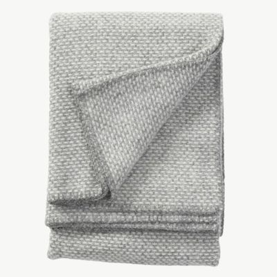 KLIPPAN plaid Domino light grey