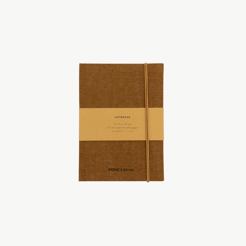 MONK & ANNA notebook S linen Oak MONK & ANNA notebook S linen Oak
